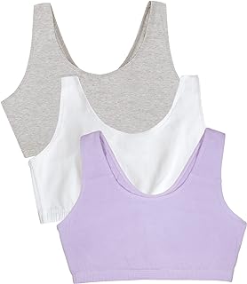 Fruit of the Loom Women's Built Tank Style Sports Bra (Pack of 3)