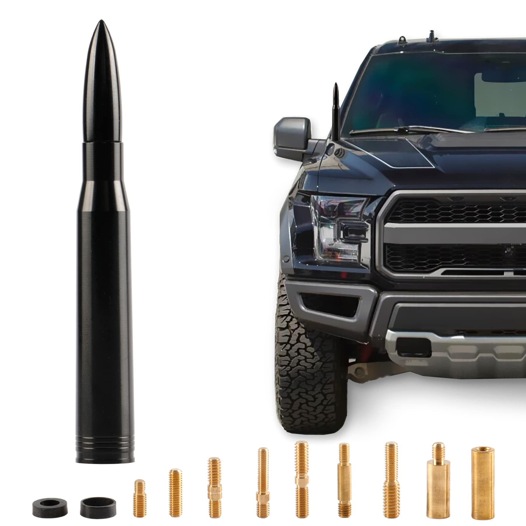 BJSIA Universal Car Truck Antenna Replacement Compatible with Ford F150 F250 F35