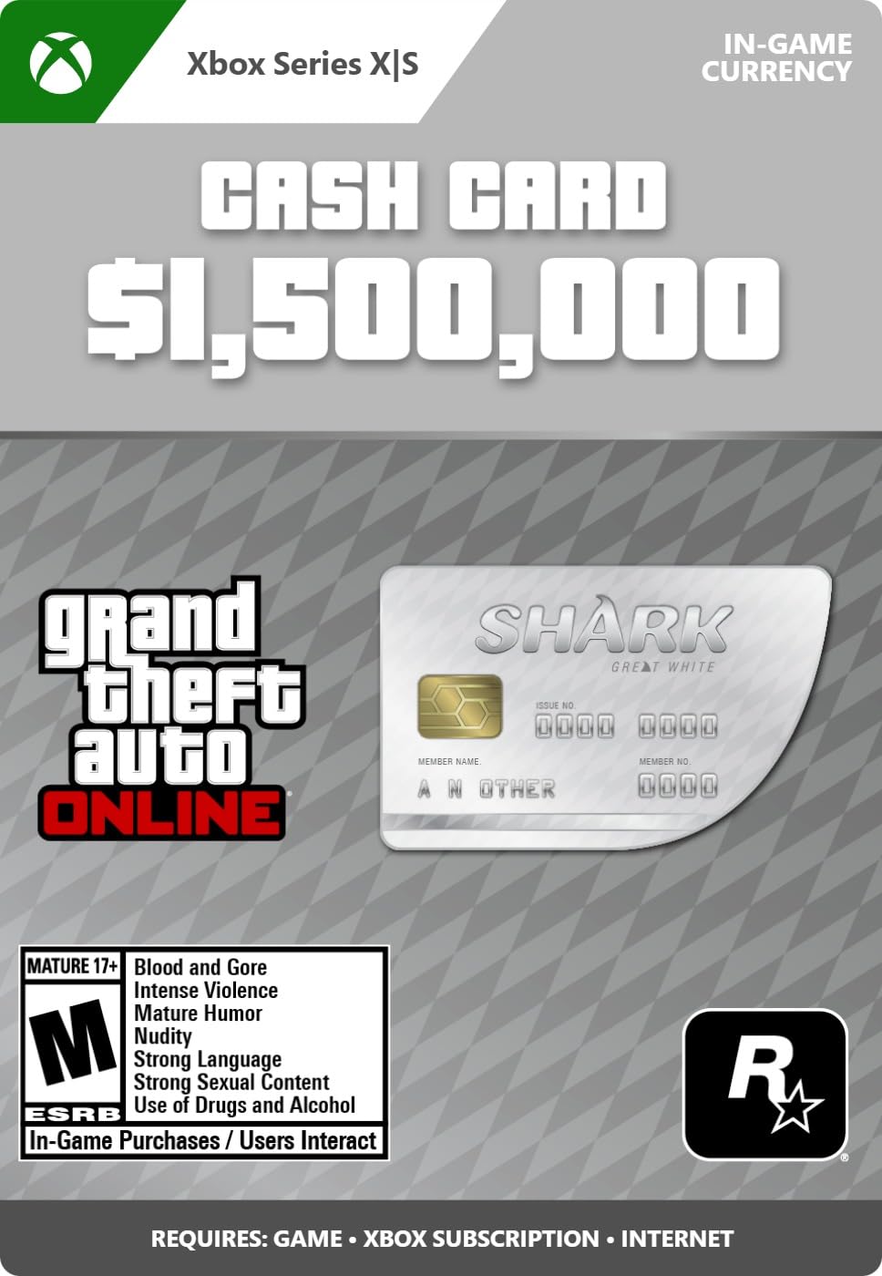 GTA Online | Great White Shark Cash Card | XBOX Series X|S Digital Code