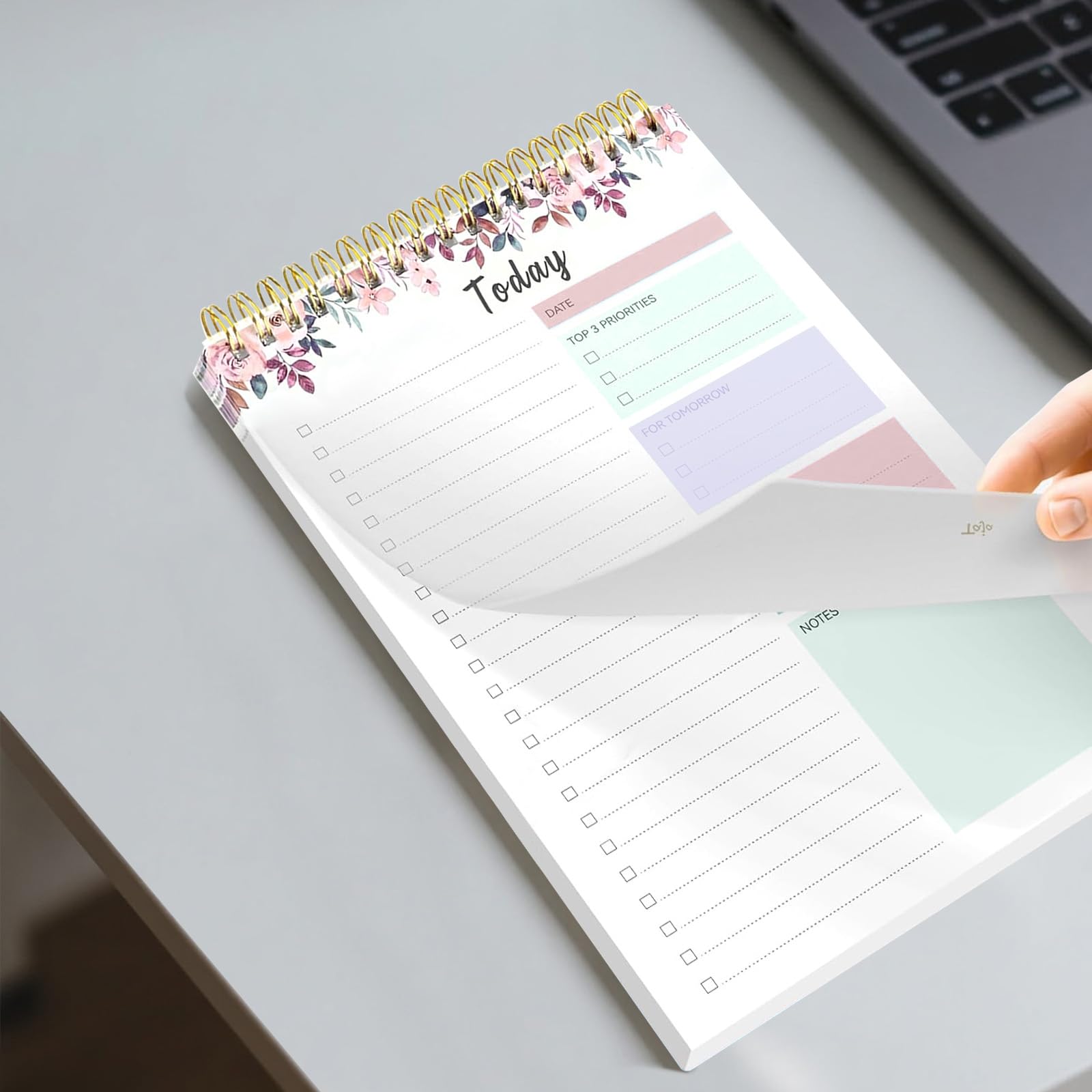 To Do List Notepad Daily Planner B5 Spiral Notebook Schedule Organizer Task Chec