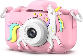 Goopow Kids Camera Toys for 3-8 Year Old Girls Boys,Children Digital Video Camcorder Camera with Cartoon Soft Cover, Best Chritmas Birthday Festival Gift for Kids