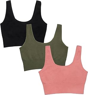 Fruit of the Loom Women's Seamless Wireless Bra, Back Smoothing, 3-Pack