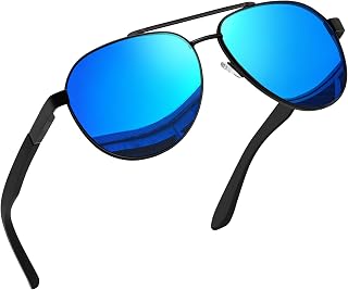 Joopin Retro Sonnenbrille Herren Polarisiert Klassisch Metallrahmen UV400