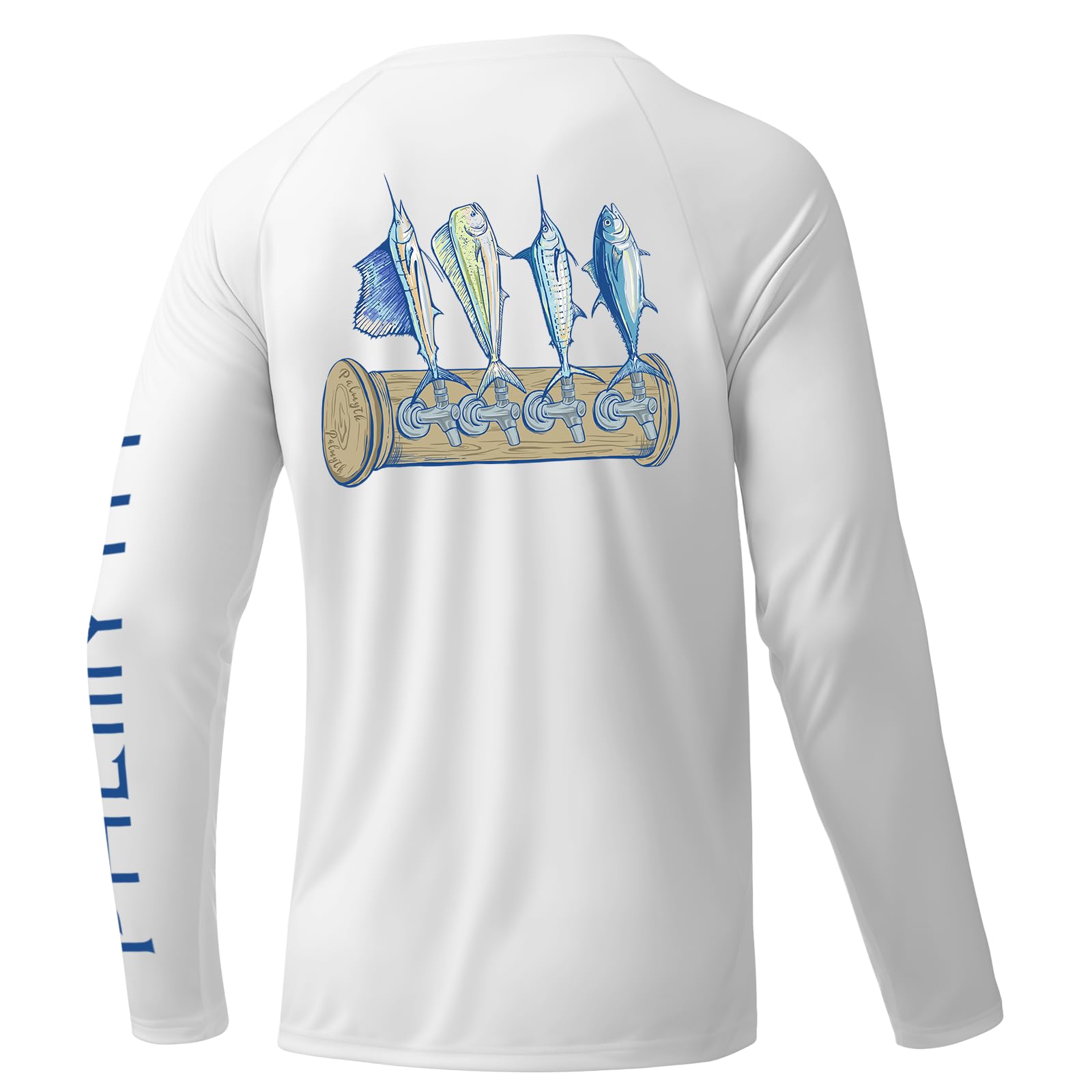 Palmyth Fishing Shirts Men Long Sleeve UPF 50+ Sun Protection UV T Shirt