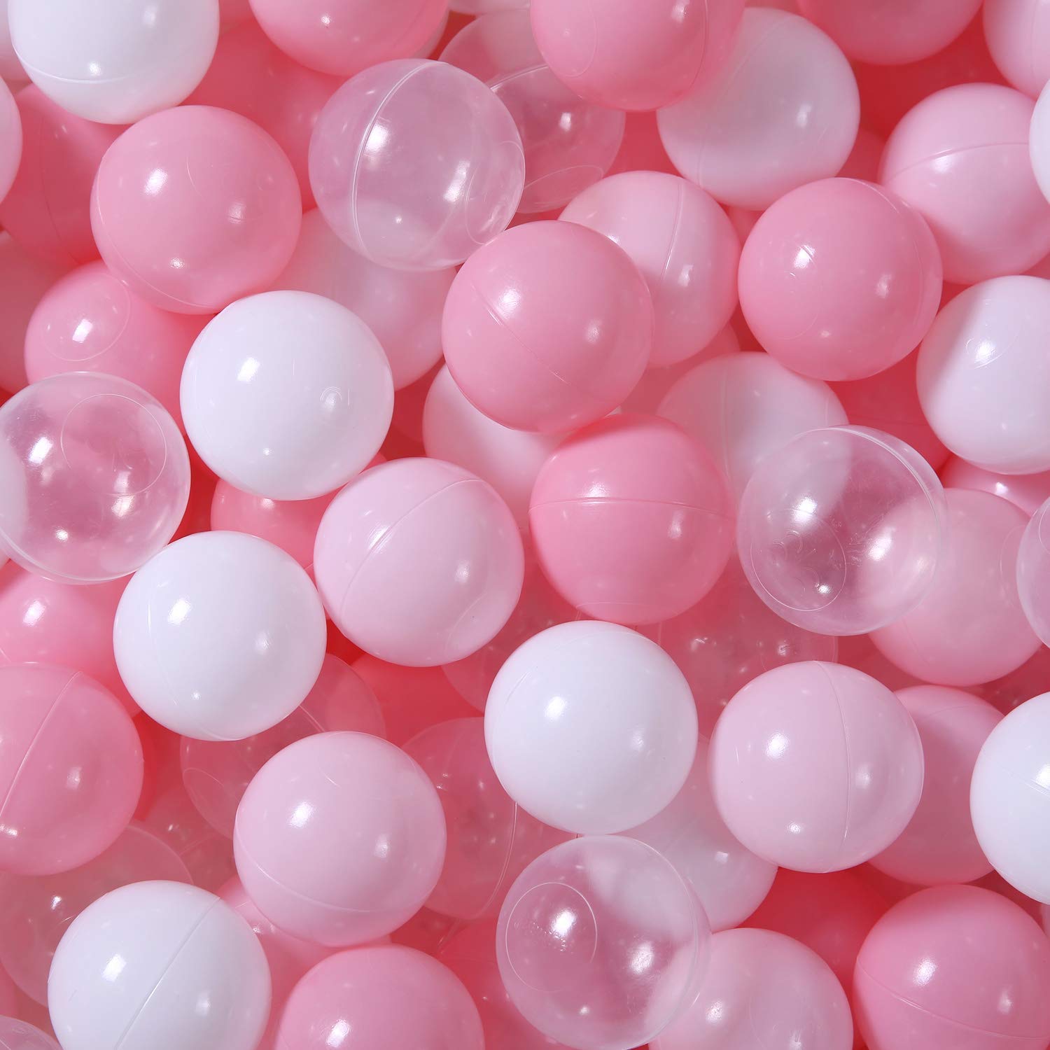 GOGOSO Ball Pit Balls for Toddler, Baby Plastic Playballs Kids Soft Pastel Pelot