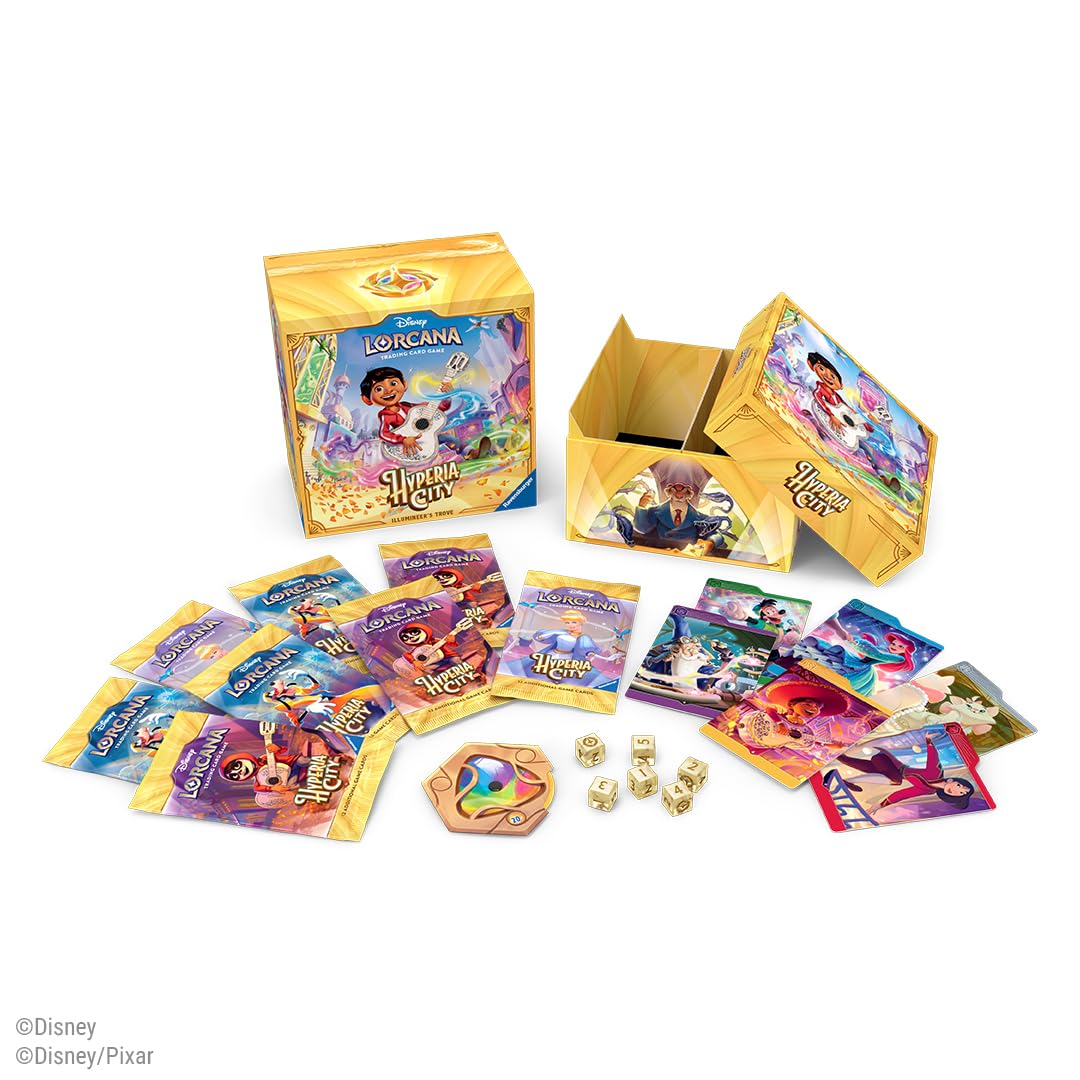 Ravensburger Disney Lorcana TCG: Hyperia City Illumineer's Trove | Premium Card 