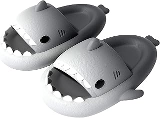 GULAKY Cloud Shark Slides Pillow Slippers Unisex Summer Bath Slippers