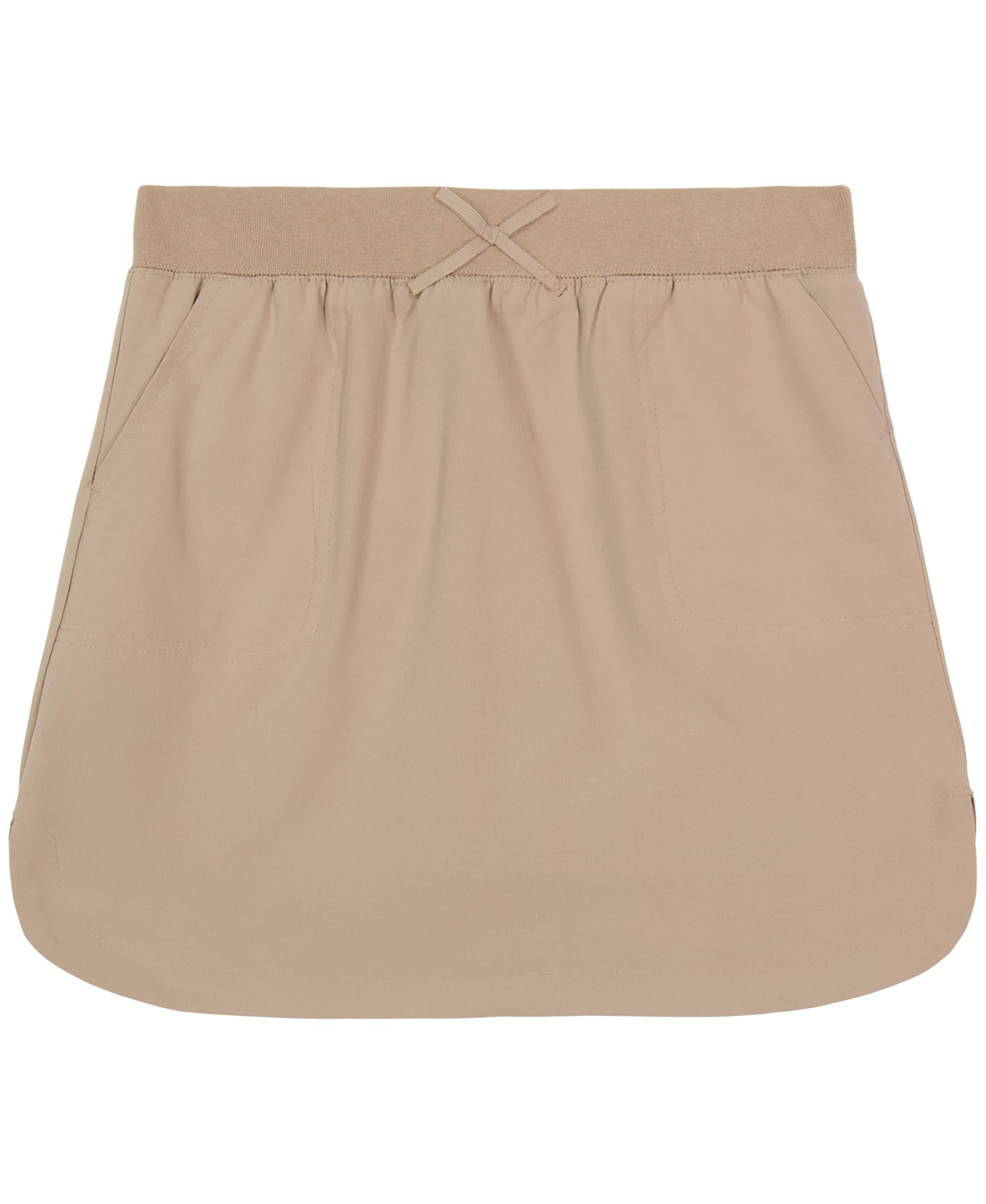 Nautica Girls' Scooter Skirt School Uniform Performance Scooter Skirt With Under