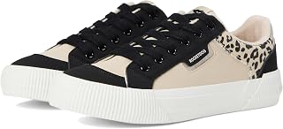 Rocket Dog Women's Cheery Comfort Plush Foam Sneaker, Leon Leopard Black Natural, 11