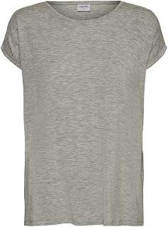 VERO MODA Vmava Plain Ss Top Gajrs Noos T-Shirt Women