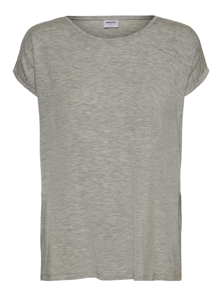 VERO MODA Vmava Plain Ss Top Gajrs Noos T-Shirt Women