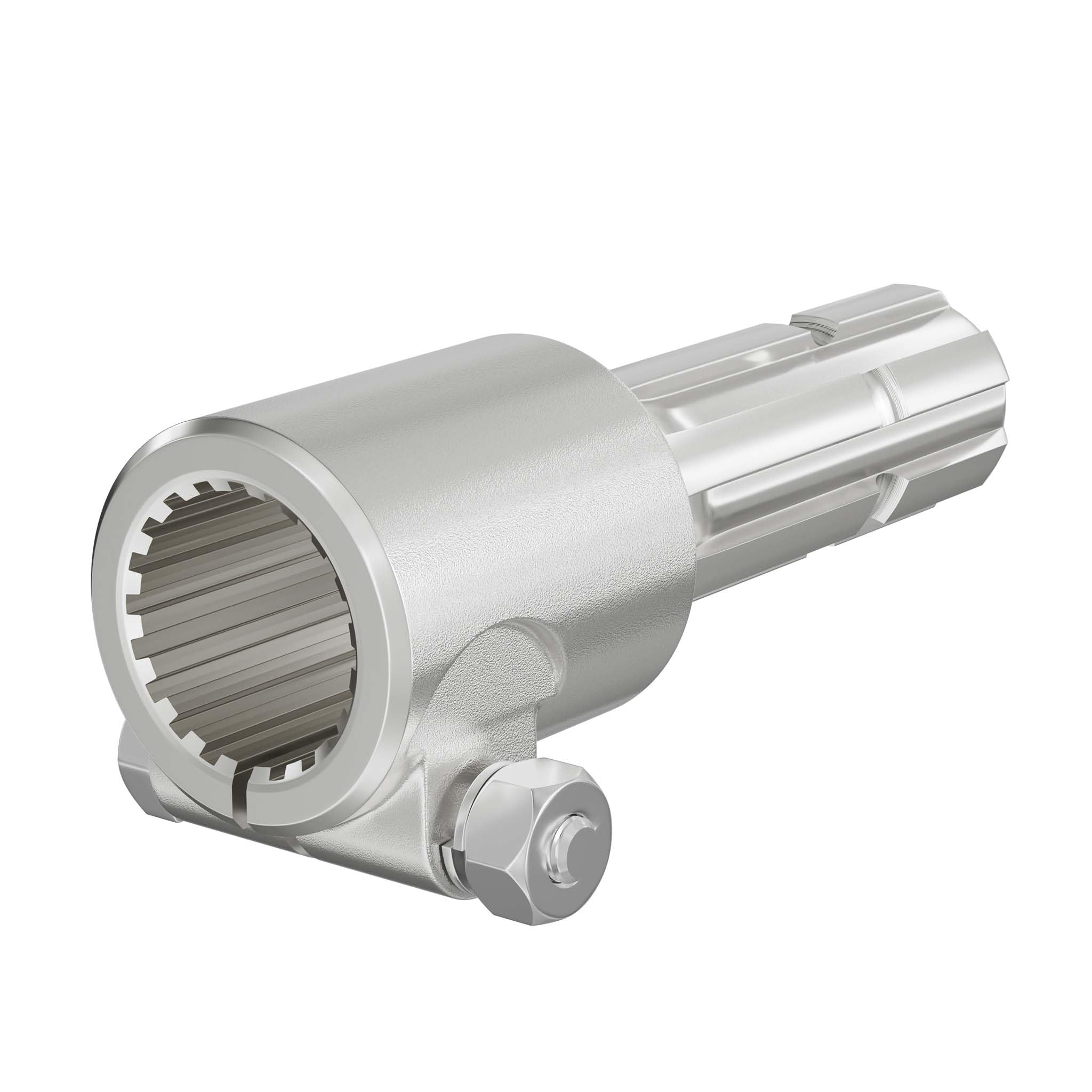 WilTec Adaptor Sleeve for PTO Shaft 175 mm w/ 1 3/4" 20N Spline Housing and 1 3/