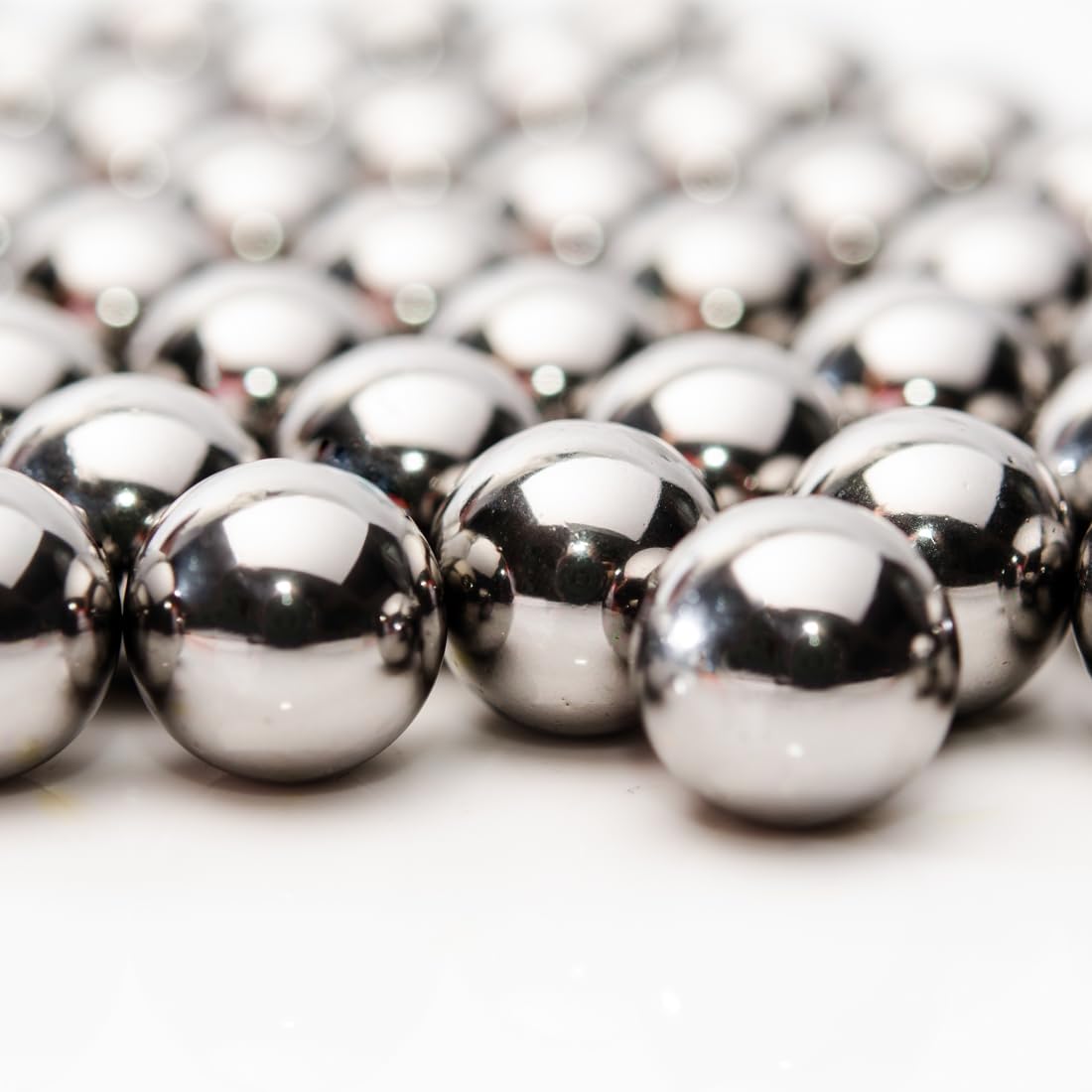 CYIWPH 25PCS 1/2" Inch Diameter Hardened Chrome Solid Steel Bearing Balls, Preci