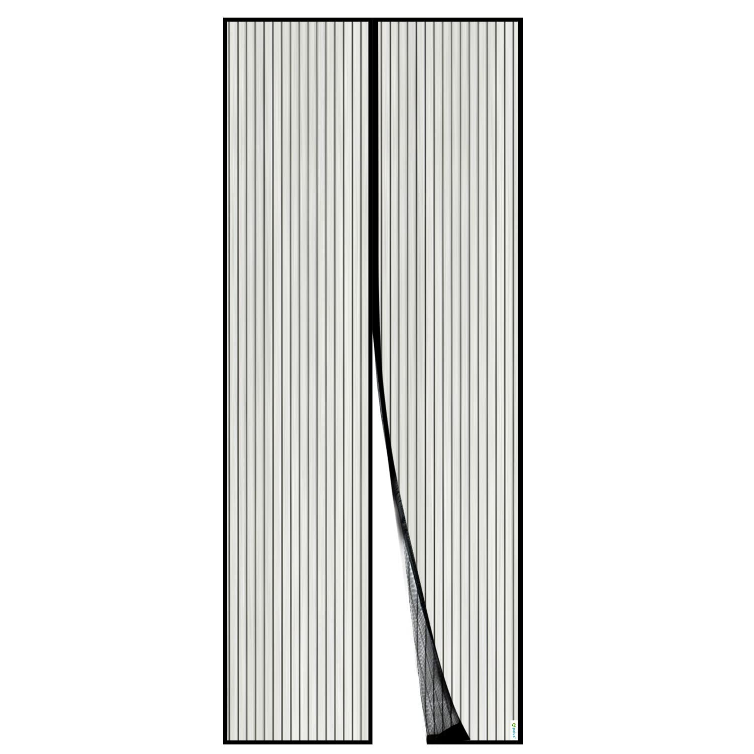 Apalus Magnetic Fly Screen Door Mesh Curtain Magnetic Top to Bottom Seal with Au