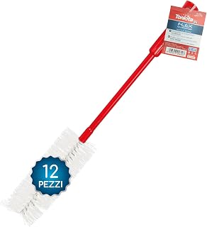 TONKITA | 12 Flex Bottle Wash Brushes, Durable and Flexible Bottle Washers with Soft Bristles, Bottle Brush, Bottle Brush, Thermos, Bottles - Pack of 12