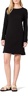 Amazon Essentials Women's Crew Neck Long Sleeve Above Knee Fleece Dress