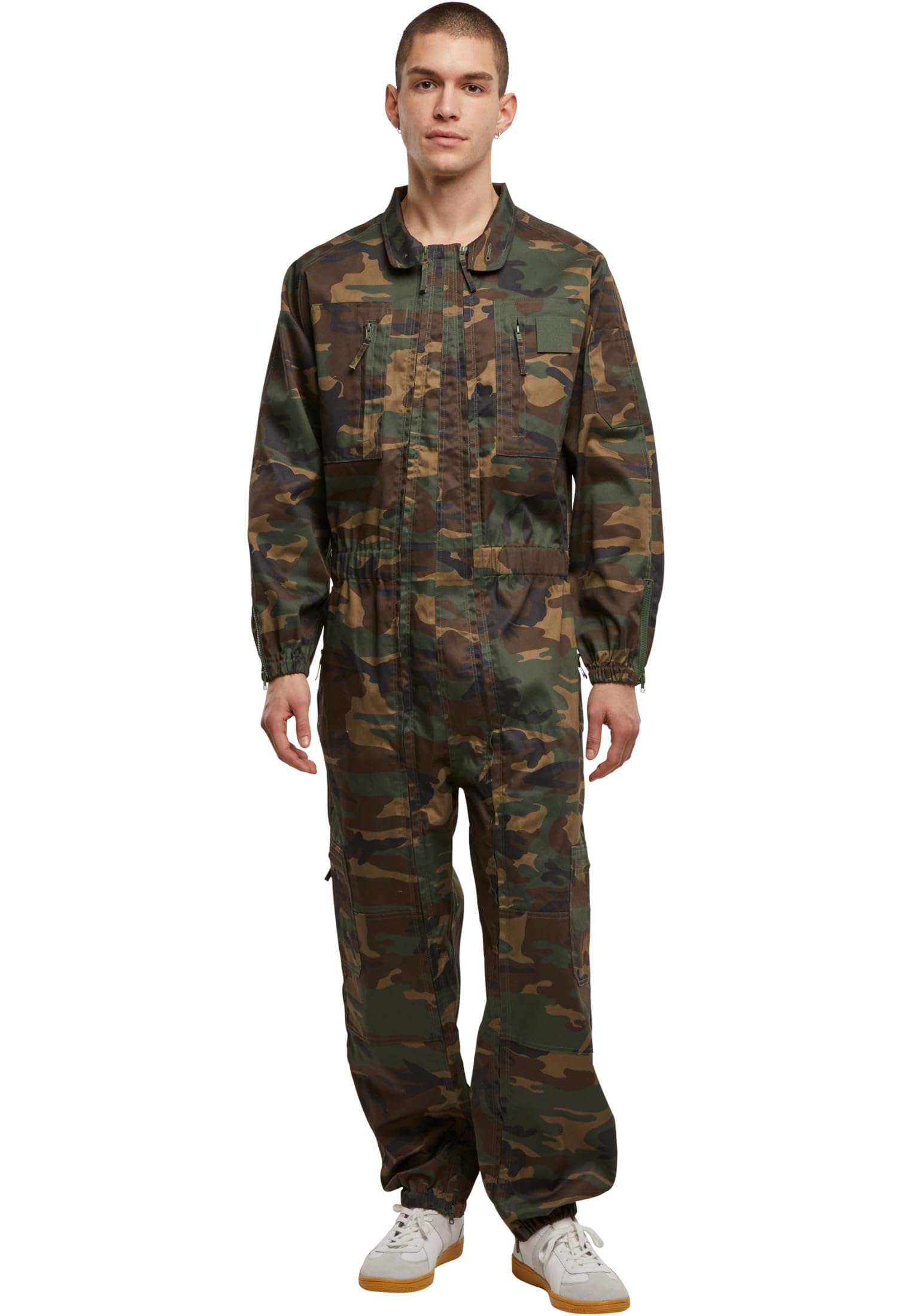 Brandit Men's Jumpsuit Black Cargo Jumpsuit