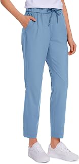 CRZ YOGA Women's Sports Trousers with Drawstring and Pockets for Fitness Running – 71 cm