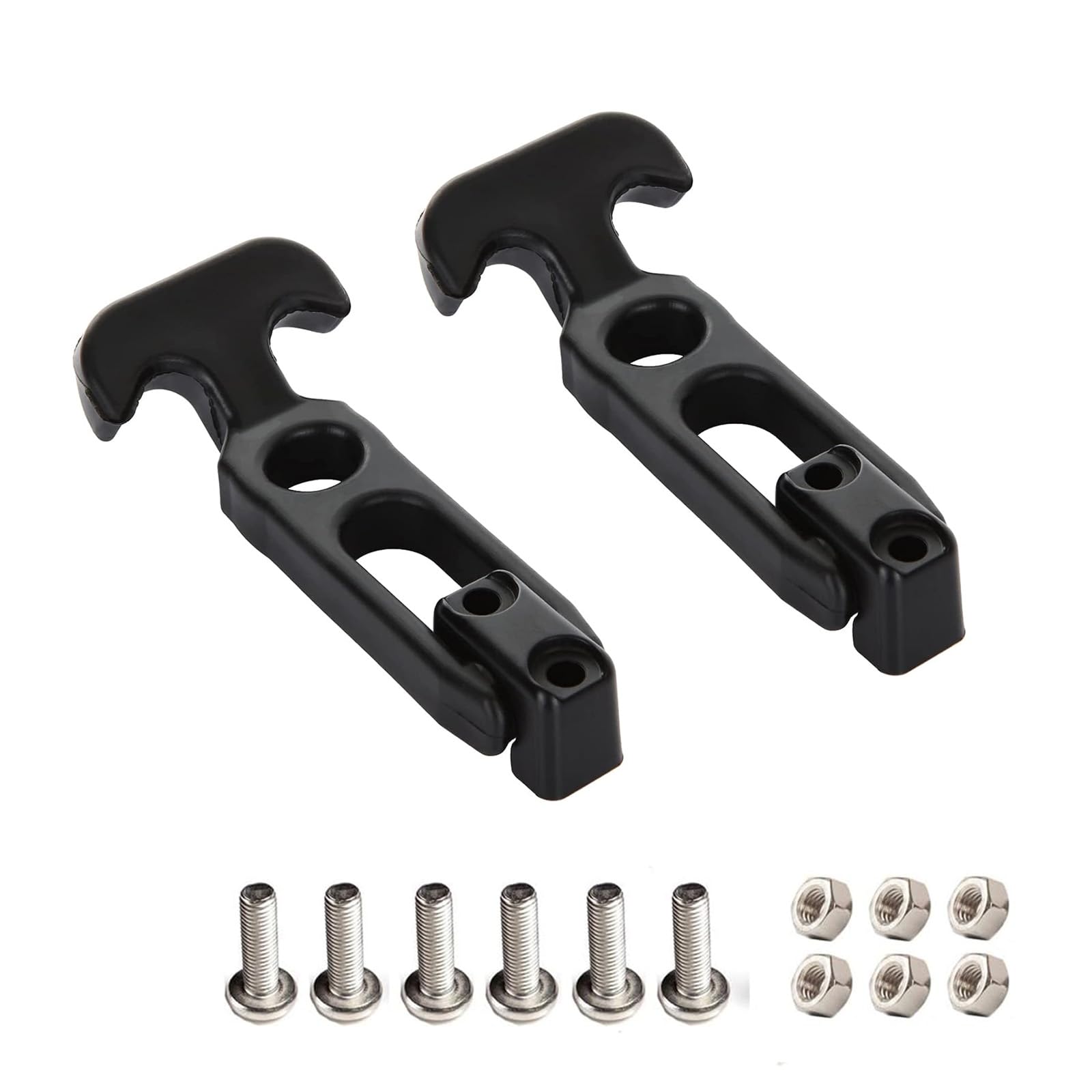 Rubber Latch,2 Pcs Flexible T-Handle Draw Latches with Screws for Tool Box | Mul