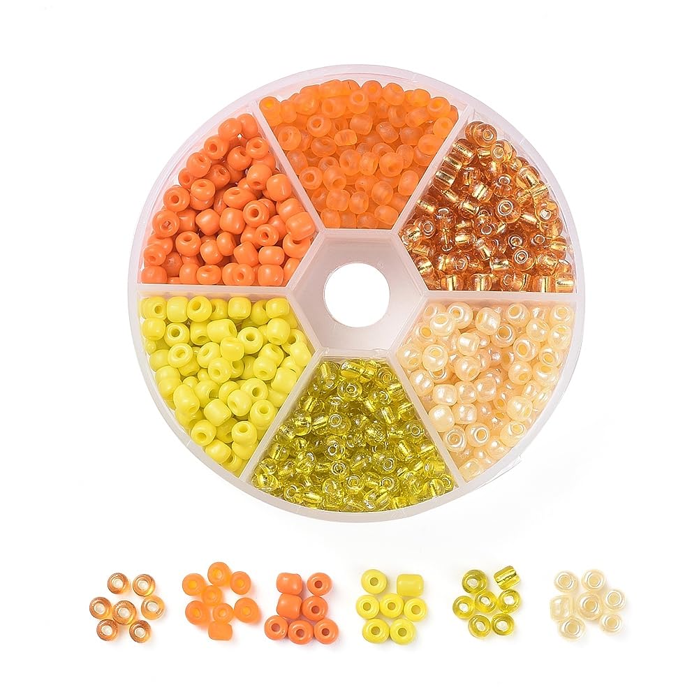 600pcs/box 6/0 Glass Beads for Jewelry Making 4mm Small Round Crystal Beads Loos