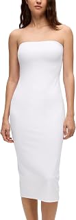 CRZ YOGA Butterluxe Tube Top Midi Casual Dress