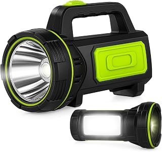 NIANPU Ultra-Bright LED Rechargeable Torch – 1000LM Handheld Flashlight 1200mAh, 2 Modes, Compact & Waterproof (IPX5) – Perfect for Camping, Outdoor Activities & Emergency Use