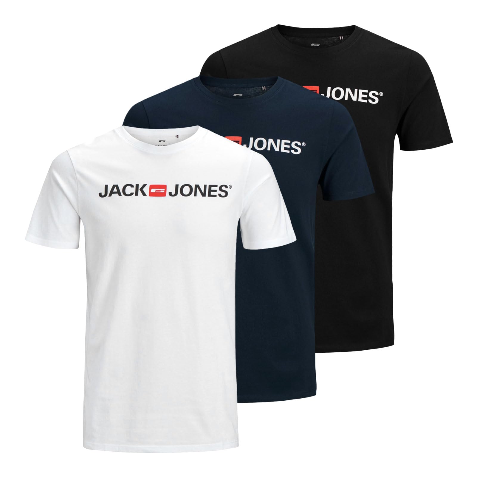 JACK & JONES Jjecorp Logo Tee Play SS O-n Noos Pls Men's T-Shirt (Pack of 1)
