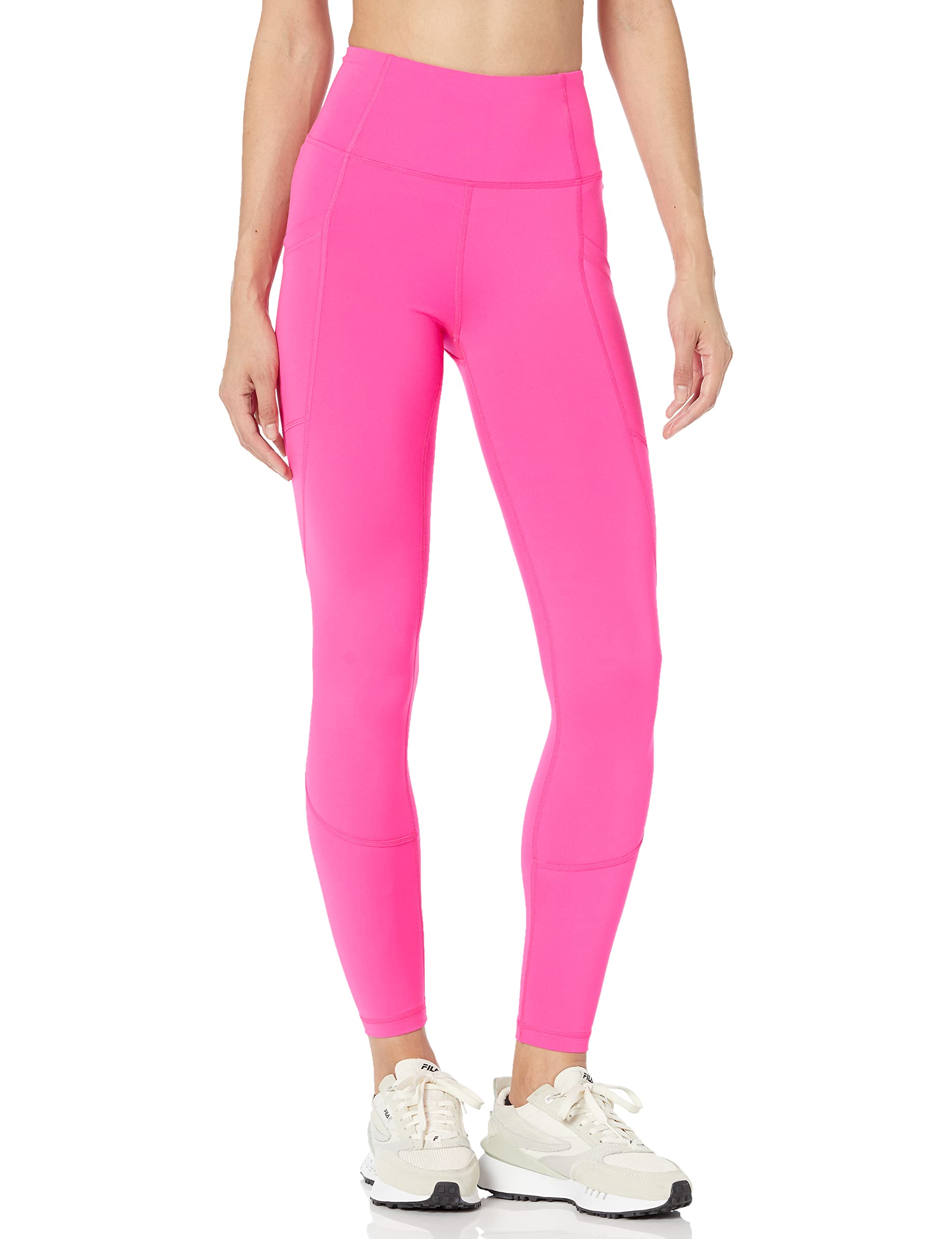 Amazon Essentials Women's Active Long Shaping High Waist Leggings with Pockets (