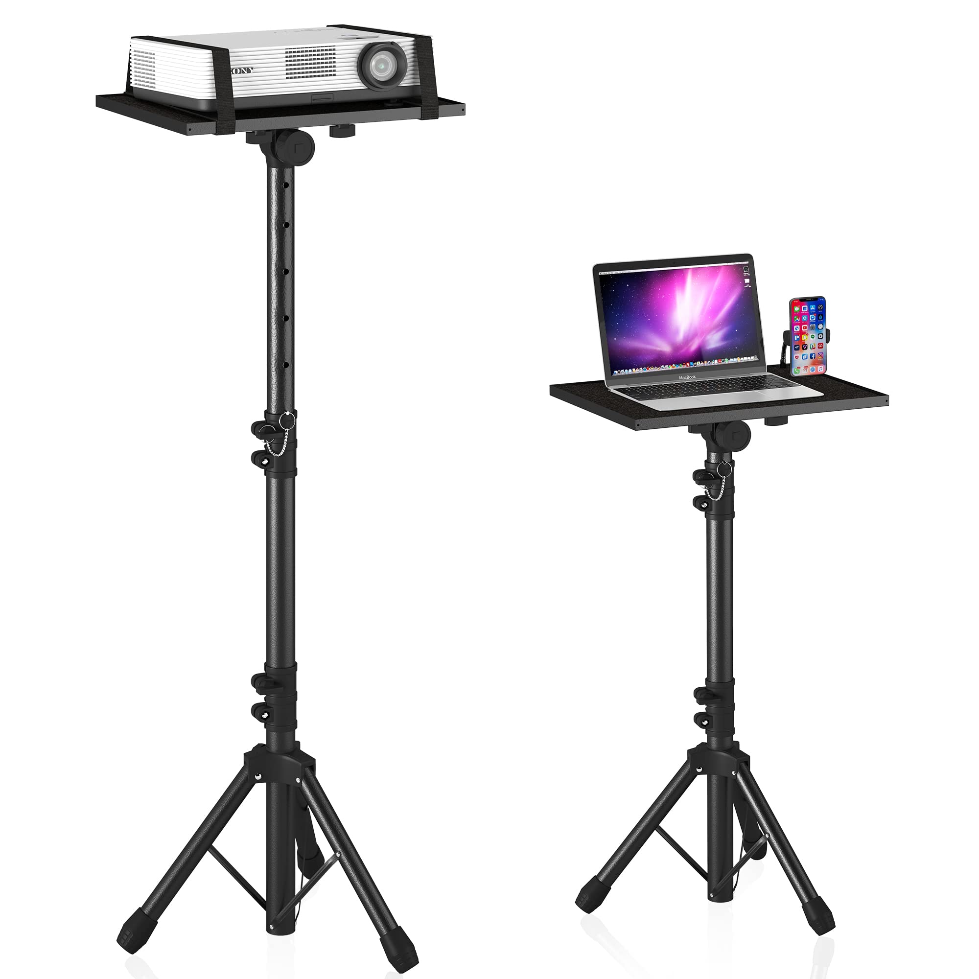 DECOSIS Projector Stand Tripod Laptop Stands Height Adjustable | from 23.5" to 4