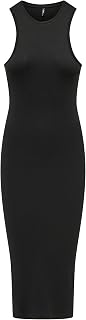 ONLY Women's Sleeveless Midi Knit Bodycon Dress