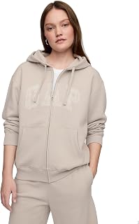 GAP Women's Logo Hoodie Hooded Full Zip Sweatshirt Hooded Sweatshirt (pack of 1)