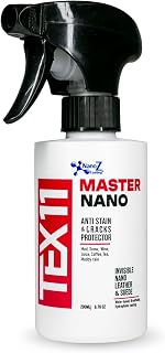 Eco-Friendly Nano Leather & Suede Protector Spray – Water-Based Hydrophobic Waterproof & Stain Repellent for Boots, Shoes, Jackets, Bags, Furniture & Car Seats – Invisible Protection (6.76 fl.oz)