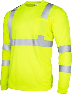 JORESTECH Class 3 Hi-Vis Long Sleeve Reflective Safety Shirt