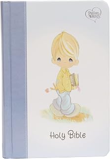 NKJV, Precious Moments Small Hands Bible, Hardcover, Blue, Comfort Print: Holy Bible, New King James Version