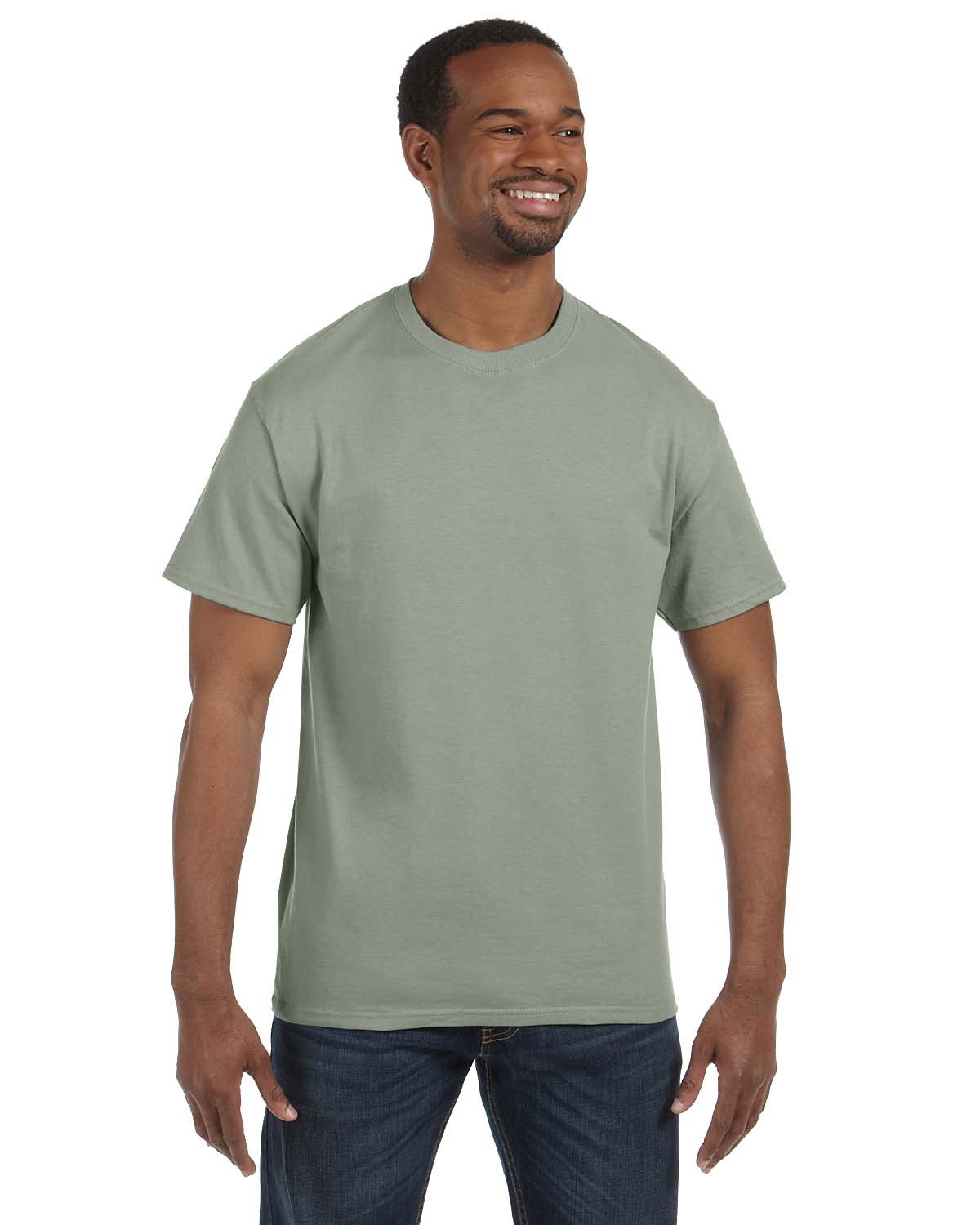 Hanes Men's 61oz Tagless T-Shirt - White - 5XL - (Style# 5250T - Original Label)