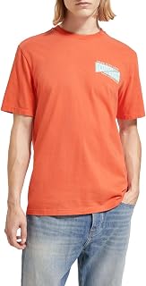 Scotch & Soda Men's Front Left Chest Artwork T-Shirt T-Shirt (Pack of 1)