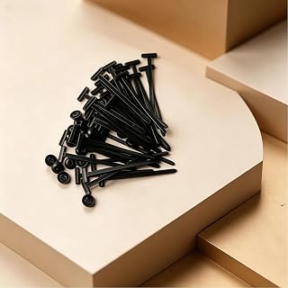 50 Pcs Self-Locking Nylon Cable Ties Temperature Resistant Multi-purpose Cable Ties for Auto Repair Outdoor Office Use Includes Storage Holder