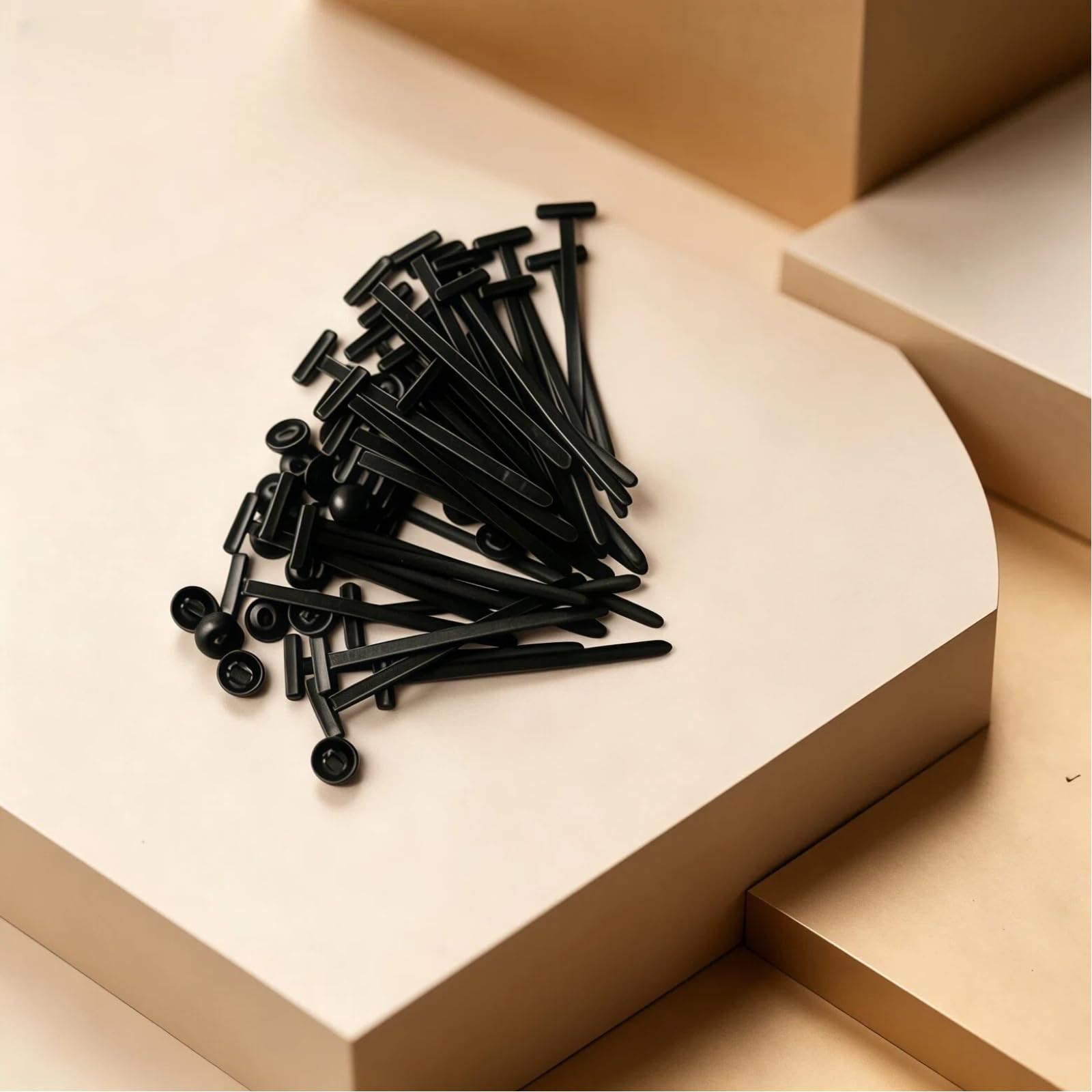 50 Pcs Self-Locking Nylon Cable Ties Temperature Resistant Multi-purpose Cable T