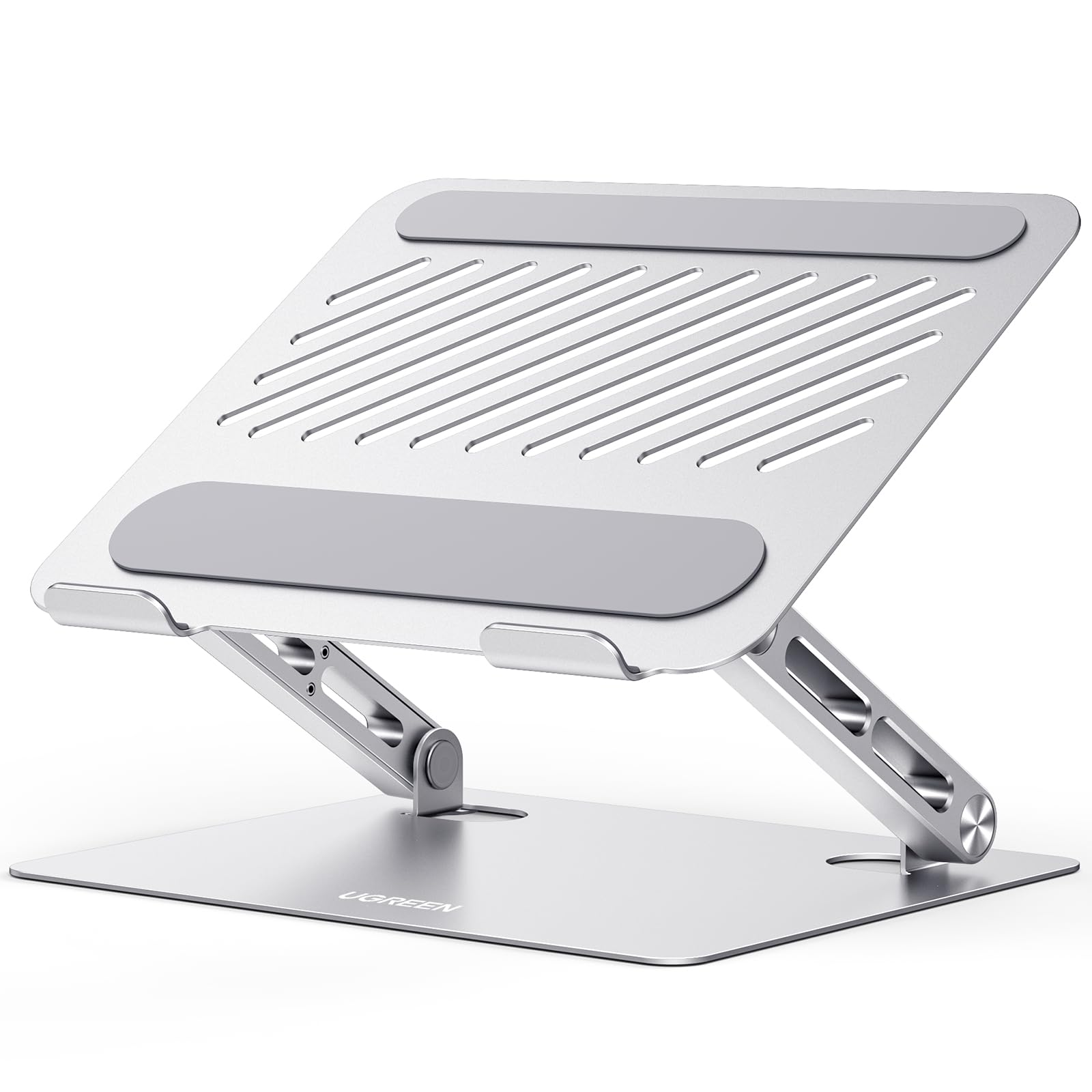 UGREEN Laptop Stand, Aluminum Adjustable Laptop Riser with Heat-Vent | Ergonomic