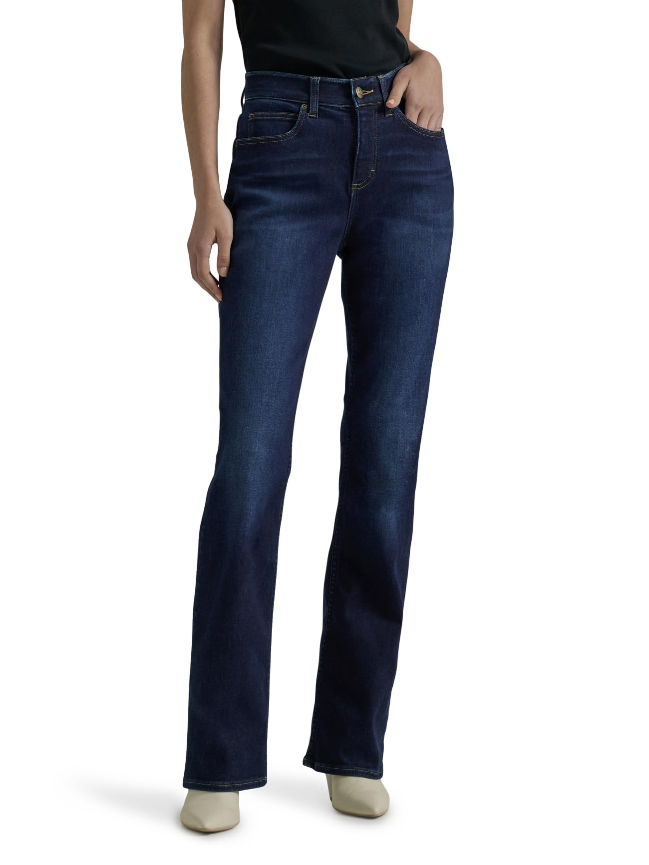Lee Womens Petite Ultra Lux Comfort with Flex Motion Bootcut JeanJeans