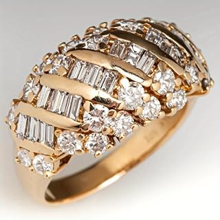 Trendy Luxury Golden Coloring Lady Shiny Synthetic White Zirconia Jewelry Wedding Party Fashion Women Engagement Band Accessories