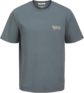 Jack & Jones Men's Joralmeria Chain Stitch Tee Ss Crew Neck Joralmeria Chain Stitch Tee SS Crew Neck (Pack of 1)