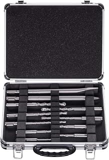 Bosch Professional 11-piece SDS Plus Mixed Hammer Drill Bit and Chisel Set (for Concrete and Masonry; Accessories for Rotary Hammers)