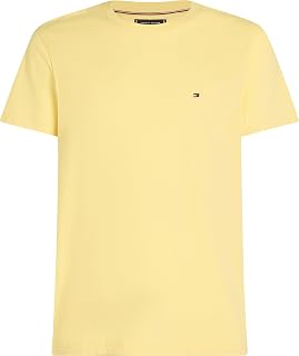 Tommy Hilfiger Men's Short-Sleeved T-Shirt Seasonal Solid Tee with Round Neck