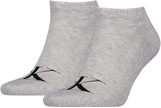 Calvin Klein Organic Cotton Monogram Quarter Men's Sock (Pack of 2)