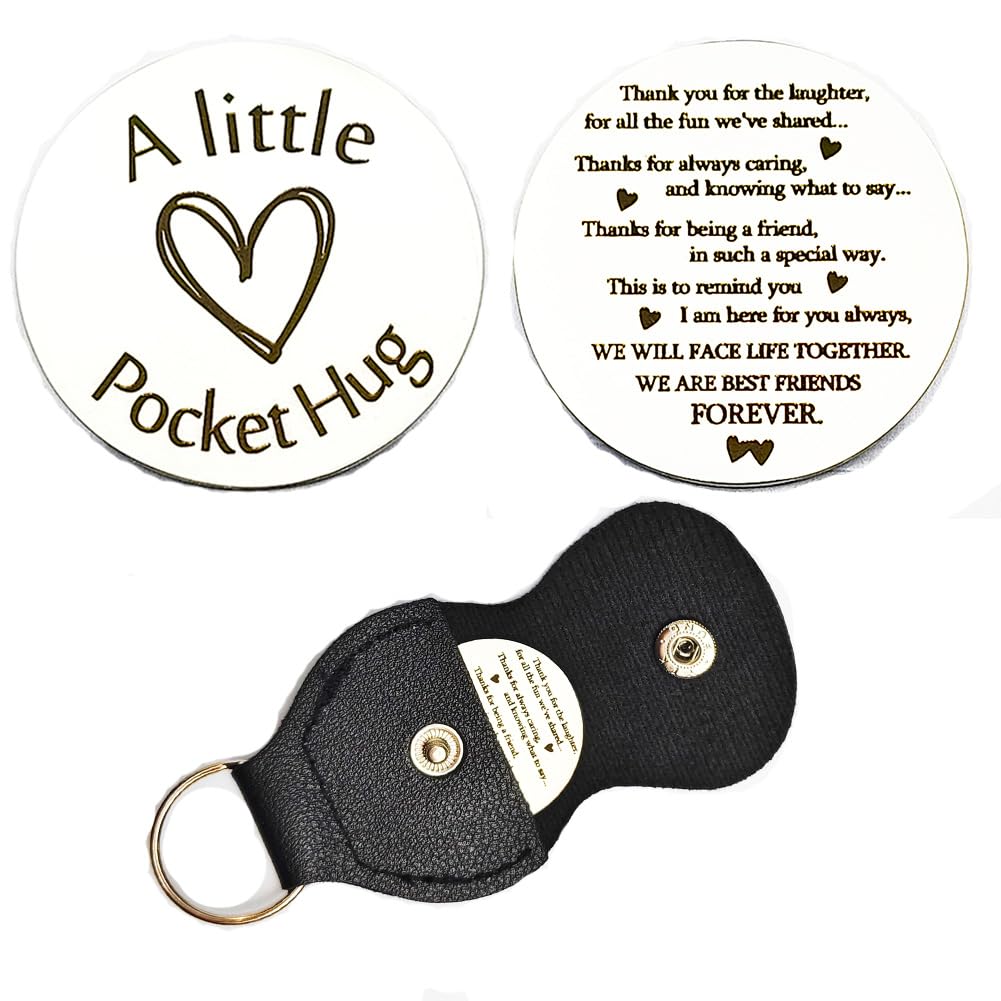 Pocket Hug Token Gift Keychain Christmas Birthday Gifts Long Distance Relationsh