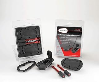 Aerocatch 120-2000 Above Panel Flush Locking Hood Latch and Pin Kit - Black