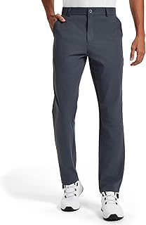 Men's Golf Pants Chinos Stretch Work Dress Quick Dry 30"/32"/34"