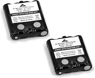 2X Battery for Motorola Radio TLKR T80 T61 T60 T50 T9 T8 T7 T6 T5 T4 XT180 | T81 Hunter T3 XTR446 IXNN4002A 00242 Walkie Talkie 800mAh 4.8V Rechargeable Replacement Ni-MH AAA Batteries Pack
