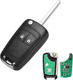 Heart Horse 433Mhz 2 Buttons Vauxhall Meriva Car Remote Key Fob Replacement | Car Key Fob Cover for Op el Vaux hall Astra J Insignia Mokka Adam Corsa Zafira Key Case Shell with ID46 Chip Battery & Blade